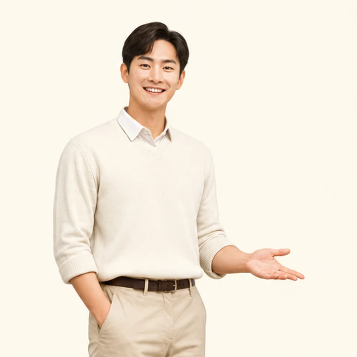 신용불량자 무보증 장기렌트카 상담 신청을 안내하는 담당자